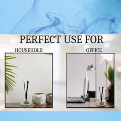 Burning herbal mosquito agarbatti stick emitting low smoke