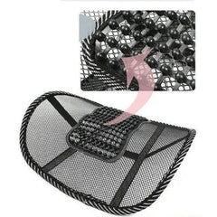 Ventilation back rest with lumbar support