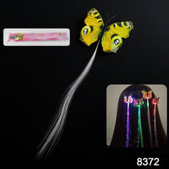 Chic glowing butterfly hair bling accessory