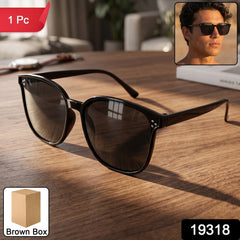 UV Protection Stylish Black Sunglasses for Men and Women Classic Frame (1 Pc)