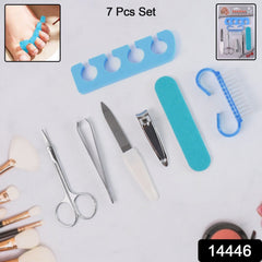 Pedicure tool kit with various foot files