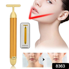 Golden Energy Face Massager glowing gold beauty tool