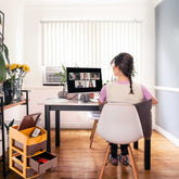 Versatile 3-layer storage shelf for household and office use.