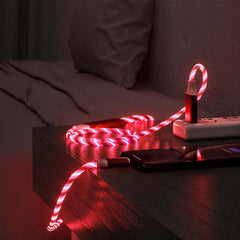 3-in-1 LED Glow Fast Charging Cable (1 Pc)