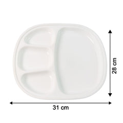 Dinner Plate size view with 31x28 cm