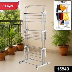 Foldable Stainless Steel Clothes Drying Stand