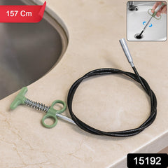 Drain cleaning snake tool for pipe blockage removal