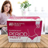 Women’s Emergency Travel Kit with Seamless Underwear Pantyliner 10 Pcs