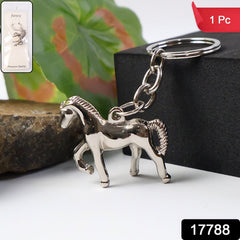 Elegant horse shape keyring for car & home keys
