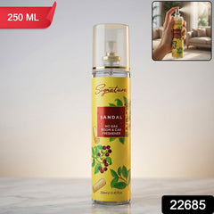 Sandalwood fragrance car freshener spray bottle