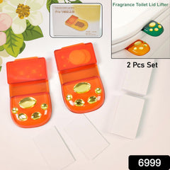 Fragrance Toilet Cap lid lifter handle attached