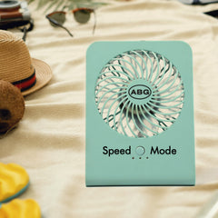 Portable big table desk fan front view