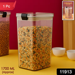 Lock & Lock 1700 ML container with secure clip lid