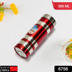 Mini Stainless Steel Water Bottle 380ml side view