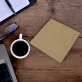 Premium Square Leather Coaster Heat Resistant Table Mat for Cups (1 Pc)