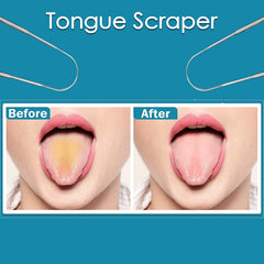 Tongue scraper packaging showing MintGuard branding