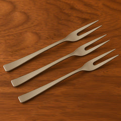 Mini dessert fork ready for use