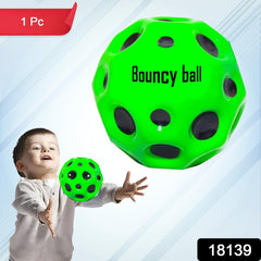 Super Bouncy Coral Star Ball with Moon Texture