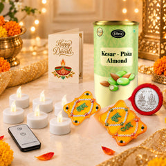 LED Tealight Chocolate Gift Set