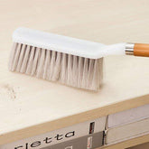 Plastic cleaning brush with comfortable handle for versatile dusting