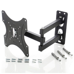 Adjustable TV mount with dual arm construction