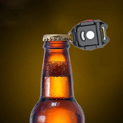 Waterproof aluminium alloy camping flashlight close-up