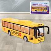 High Simulation Yellow Mini Bus Toy Front View