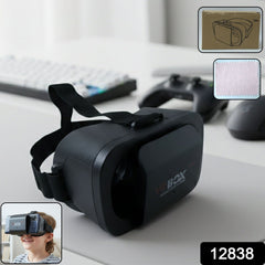 VR Box headset close-up view