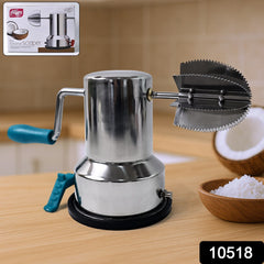 Coconut Scraper mounted firmly with Vacuum Base