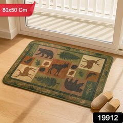 Premium Soft Anti-Slip Floor Mat - (1 Pc / 80x50 Cm)