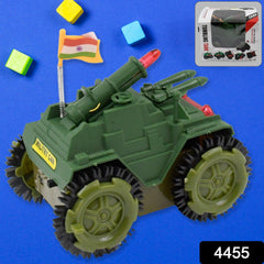 Children's Joy Tumbling Tank Toy Car side angle