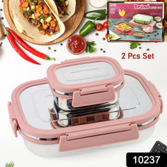 FreshLock Pro airtight lunch box with side container