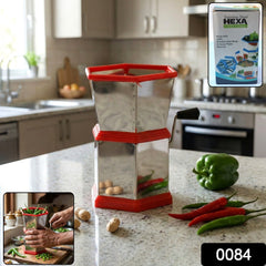 Hexa-style hand chopper