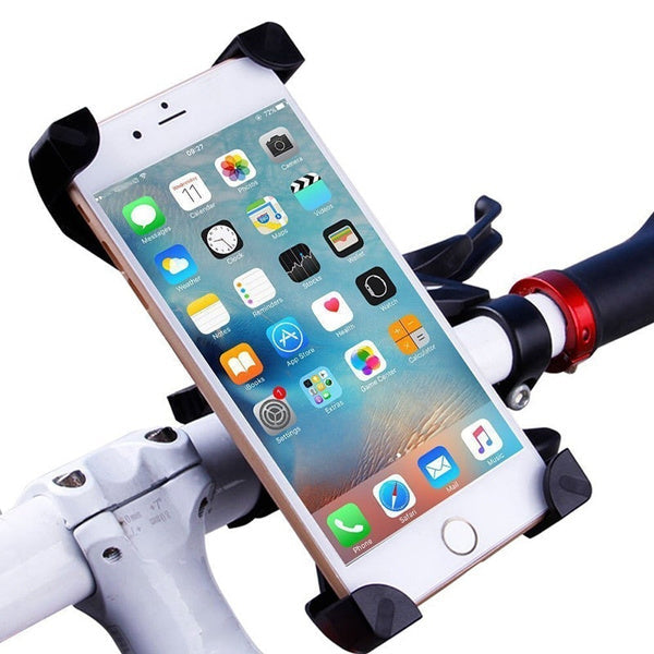 1456 Bike Phone Mount Anti Shake and Stable Cradle Clamp with 360Ãƒâ€šÃ‚Â° Rotation DeoDap