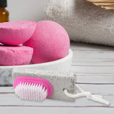 Hand and Foot Brush with pumice stone and nail cleaning brush