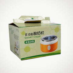 Yogurt maker side angle view with power cord