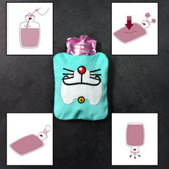 Soft fabric cover for hot water bag
