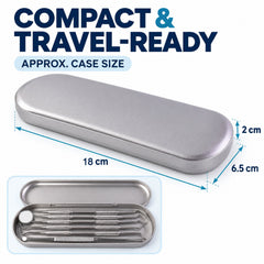 Metal Travel Dental Case