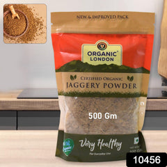 Close-up of earth tones highlighting jaggery powder