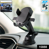 Adjustable Car Mobile Holder with one-touch lock mechanism