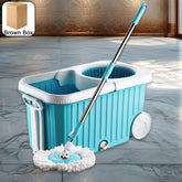 Apex Magic 360° Spin Mop with stainless steel spinner and bucket