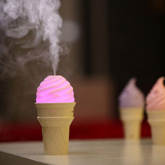 Ice Cream model humidifier with changing LED colors