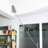 Microfiber duster with 100-inch extendable handle cleaning