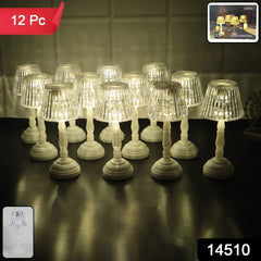 LED Crystal Table Lamps (12 Pc)