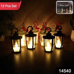Decorative Lantern Shaped Flameless LED Candles lit for décor