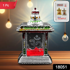 Adhesive Small Om Temple for home mandir or car dashboard