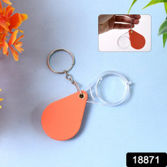 Folded mini magnifier showing compact size