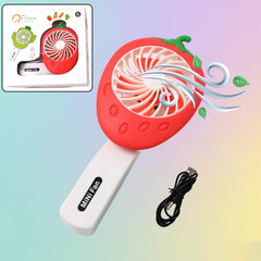 USB Operated Handheld Mini Fan BreezeMate in bright mix colours