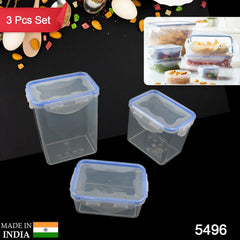 Plastic containers with airtight lids for spices and dry fruits.