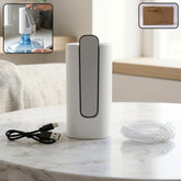 Foldable electric water dispenser pump on bottle